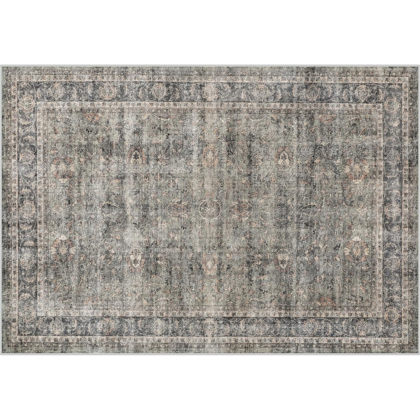 Non-Slip Soft Low-Pile Washable Boho Area Rugs (2' x 3')