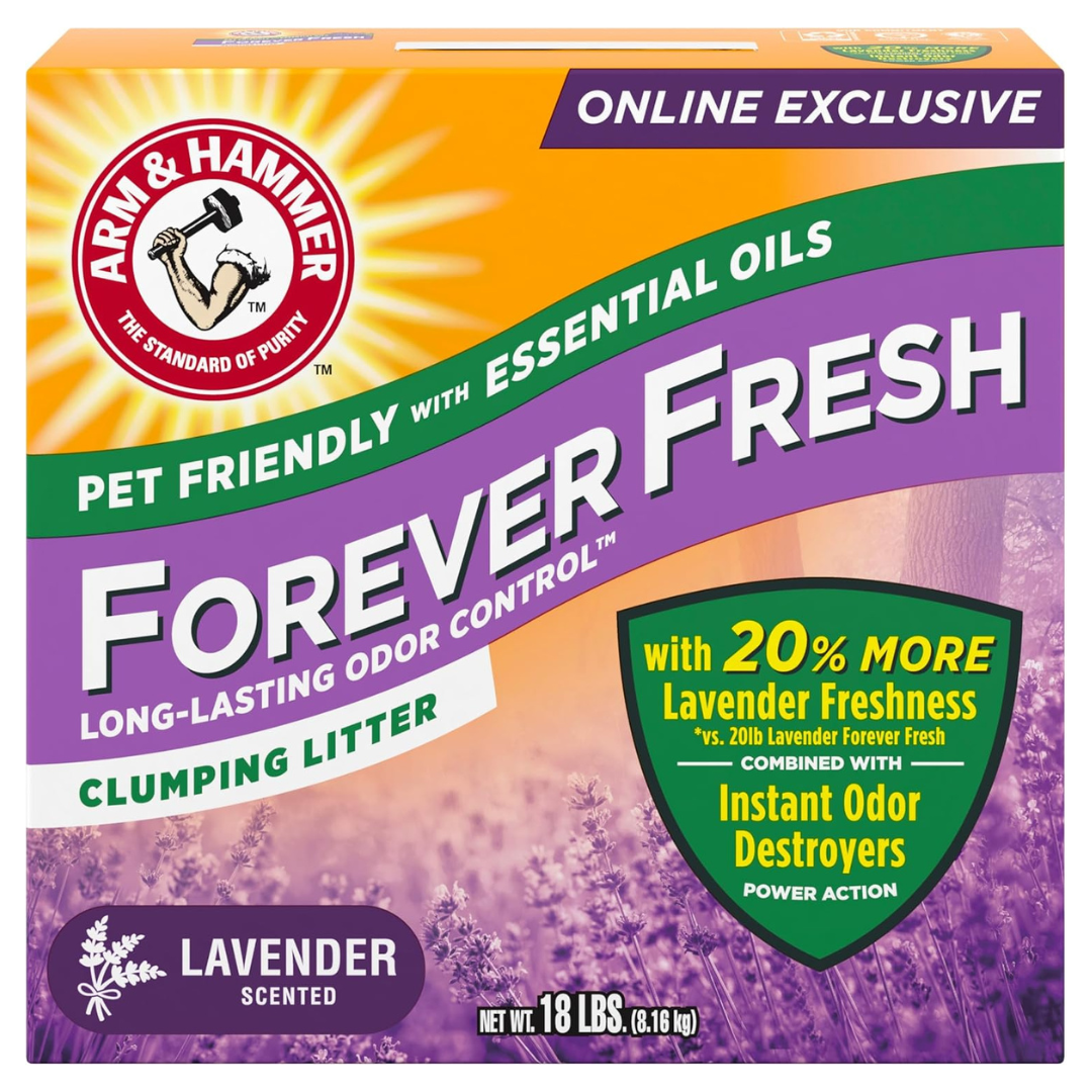 Arm & Hammer Forever Fresh Clumping Cat Litter Lavender