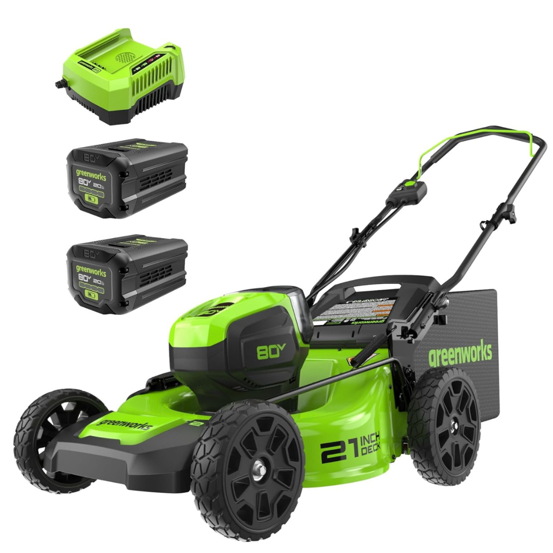 Greenworks PRO 80V 21 Inch Cordless Push Lawn Mower