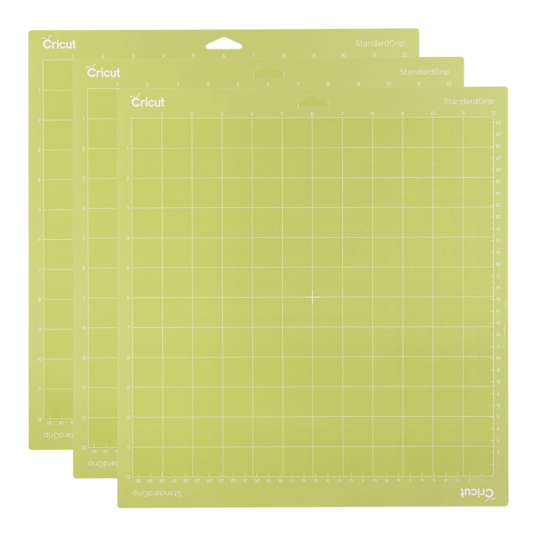 3-Pack Cricut 12'' x 12'' StandardGrip Multi-Purpose Cutting Mat