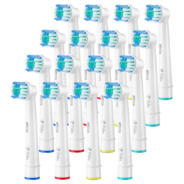 16-Pack Milos Replacement Heads For Oral-B Electric Toothbrushes