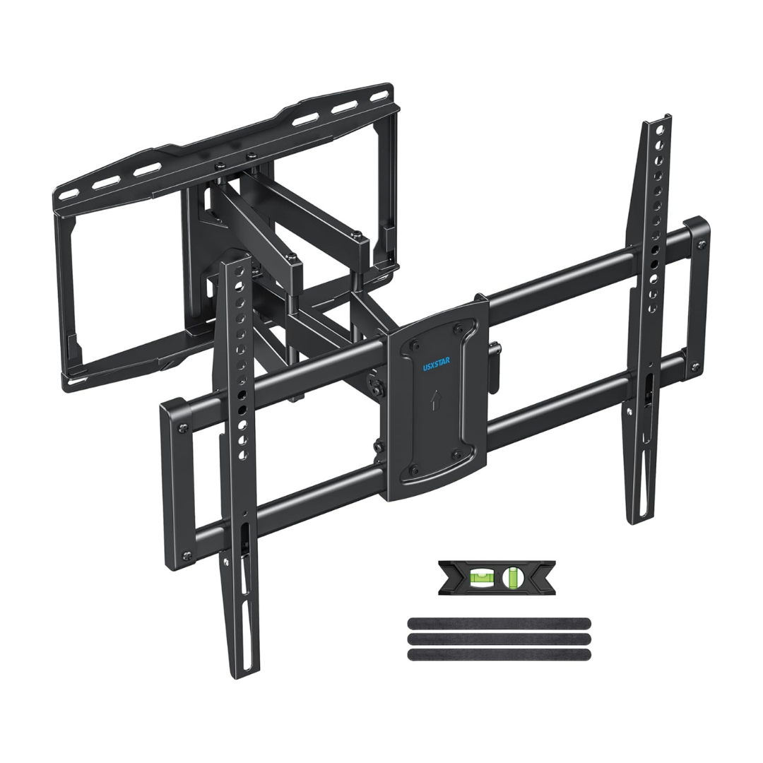 Full Motion TV Wall Mount Bracket For Most 37-86 Inch TVs