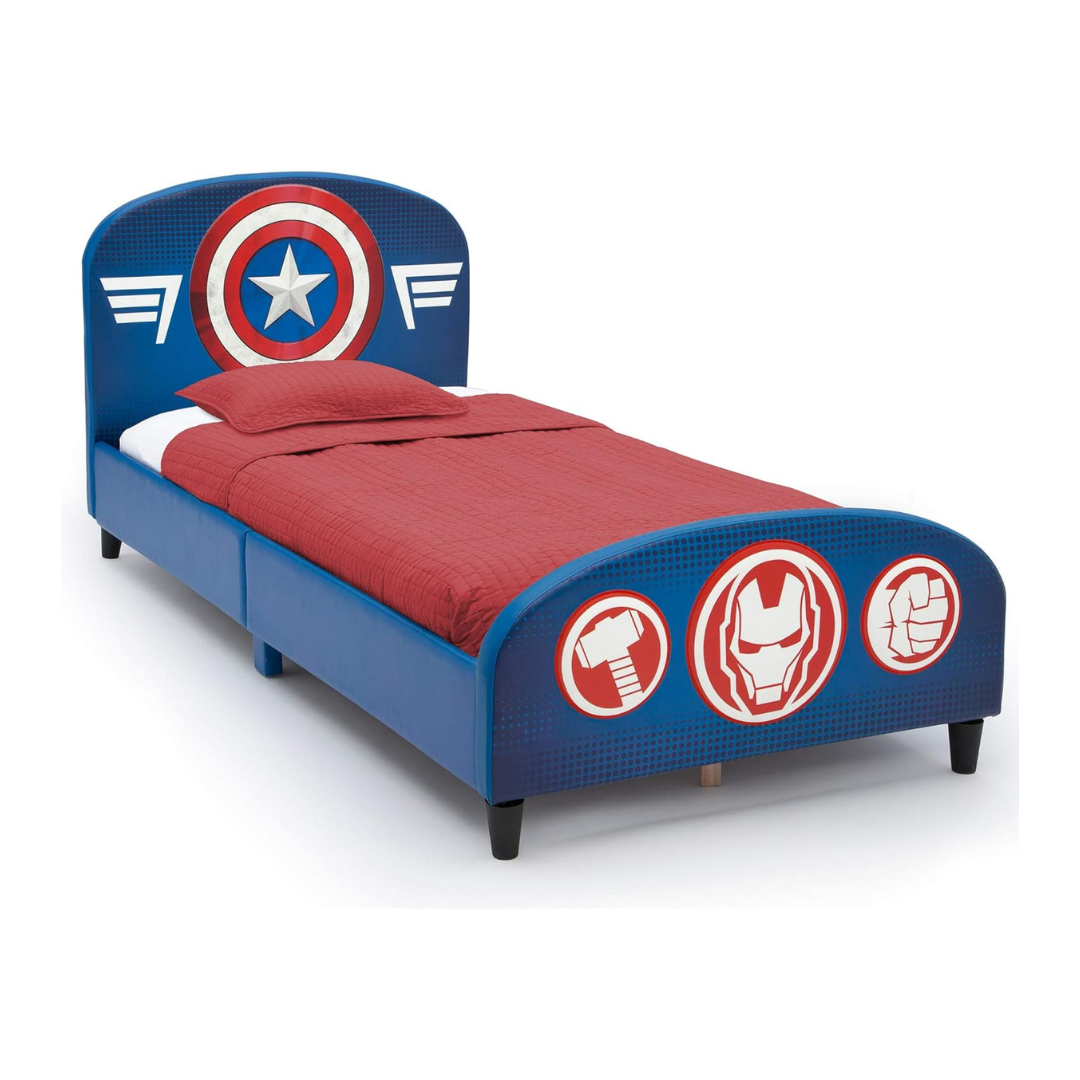 Delta Children Marvel Avengers Upholstered Twin Bed