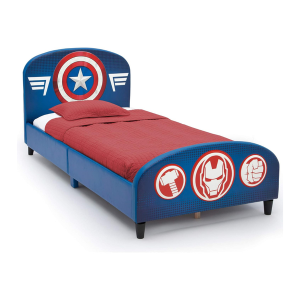 Delta Children Marvel Avengers Upholstered Twin Bed