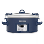 7-Qt Crock-Pot One Touch Cook And Carry Slow Cooker (Blue)