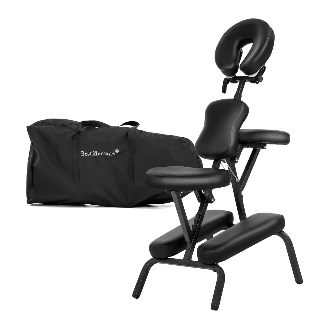 Folding Height Adjustable Thick Foam Massage Chair