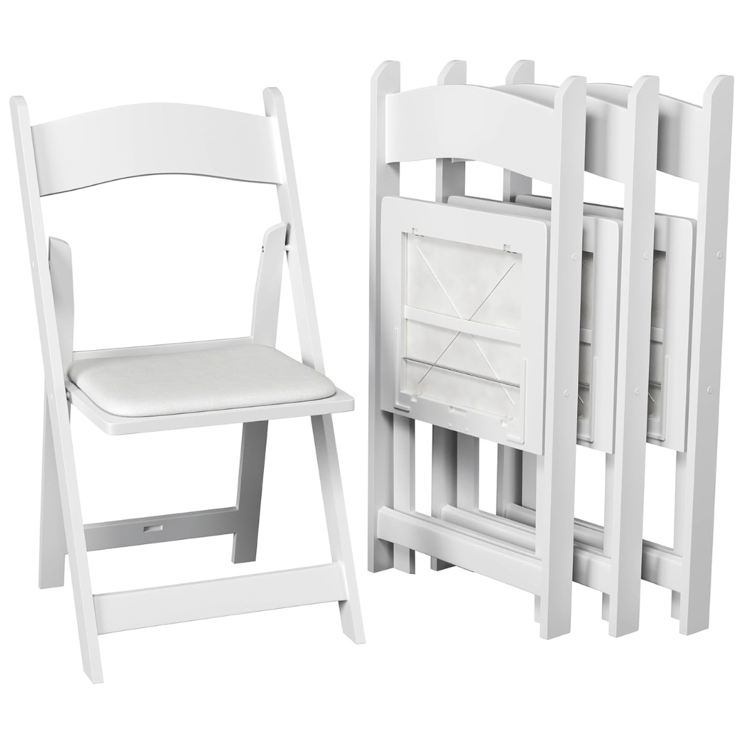 4-Pack Lightweight Stackable Folding Dining Chair