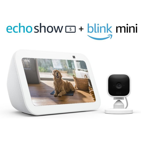 Echo Show 5 (3rd Gen) With Blink Mini