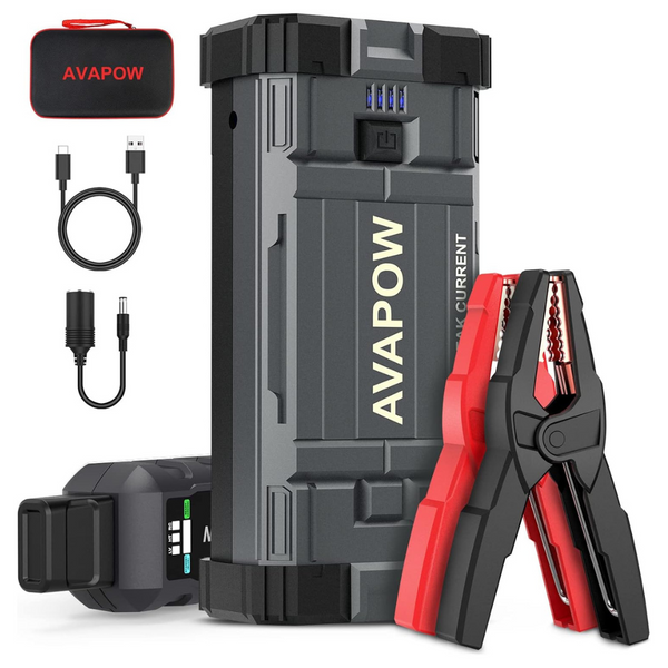 AVAPOW 12V 4000A Peak Battery Auto Jump Starter