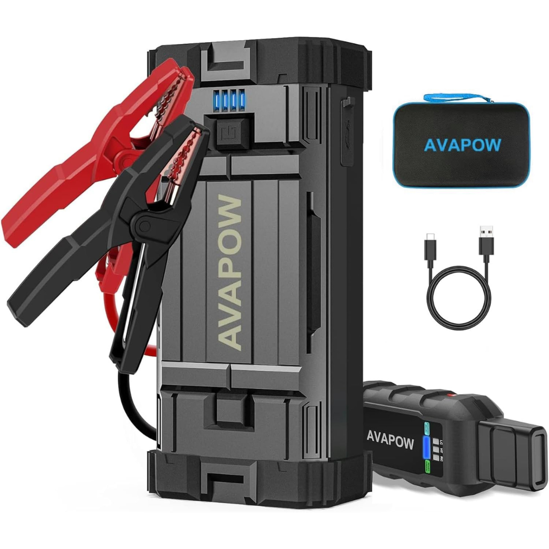 Avapow 2000A Peak 18000MAh Portable Battery Car Jump Starter