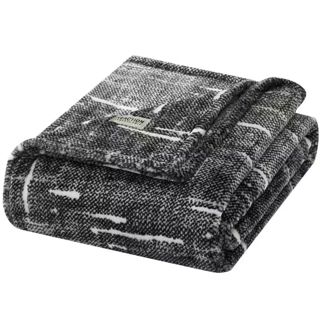 Cedar Charcoal Ultra Soft Plush Fleece Throw Blanket