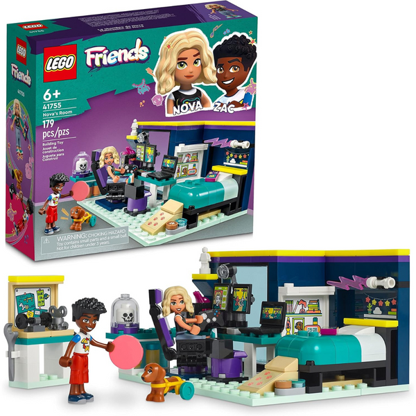 LEGO Friends Nova's Room 41755 Gaming Themed Bedroom Playset