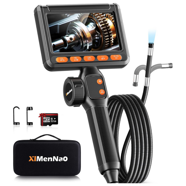 Two-Way Articulating Borescope Camera with Articulated Probe