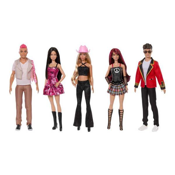 Barbie RBD Set Of 5 Band Collectible Fashion Dolls