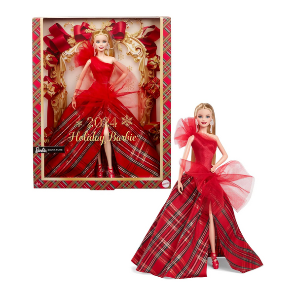 Barbie Signature Doll 2024 Holiday Blonde Fashion Doll