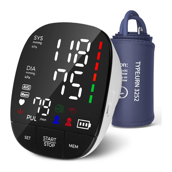 Automatic Digital Blood Pressure Machine With Large LED Display