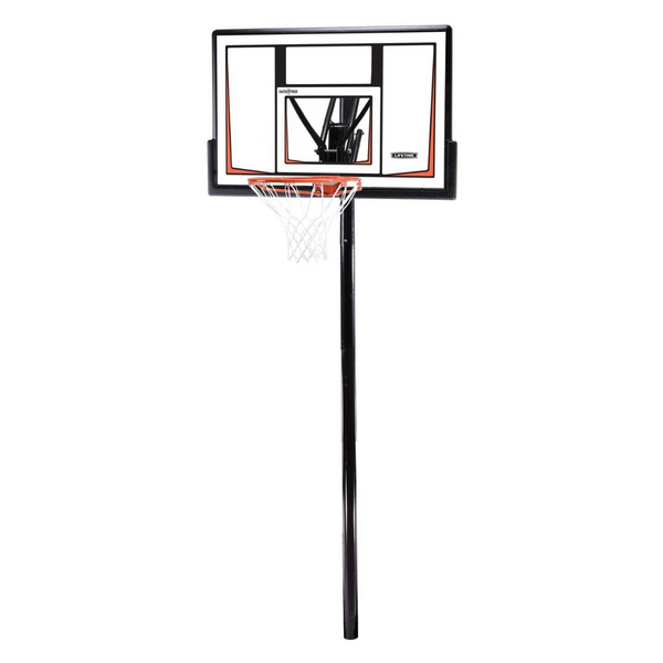 Lifetime 50" Adjustable In-Ground Basketball Hoop