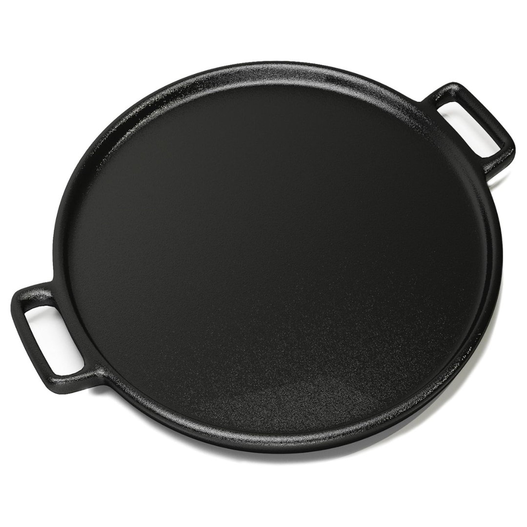 14" Durable Cast Iron Pizza Pan