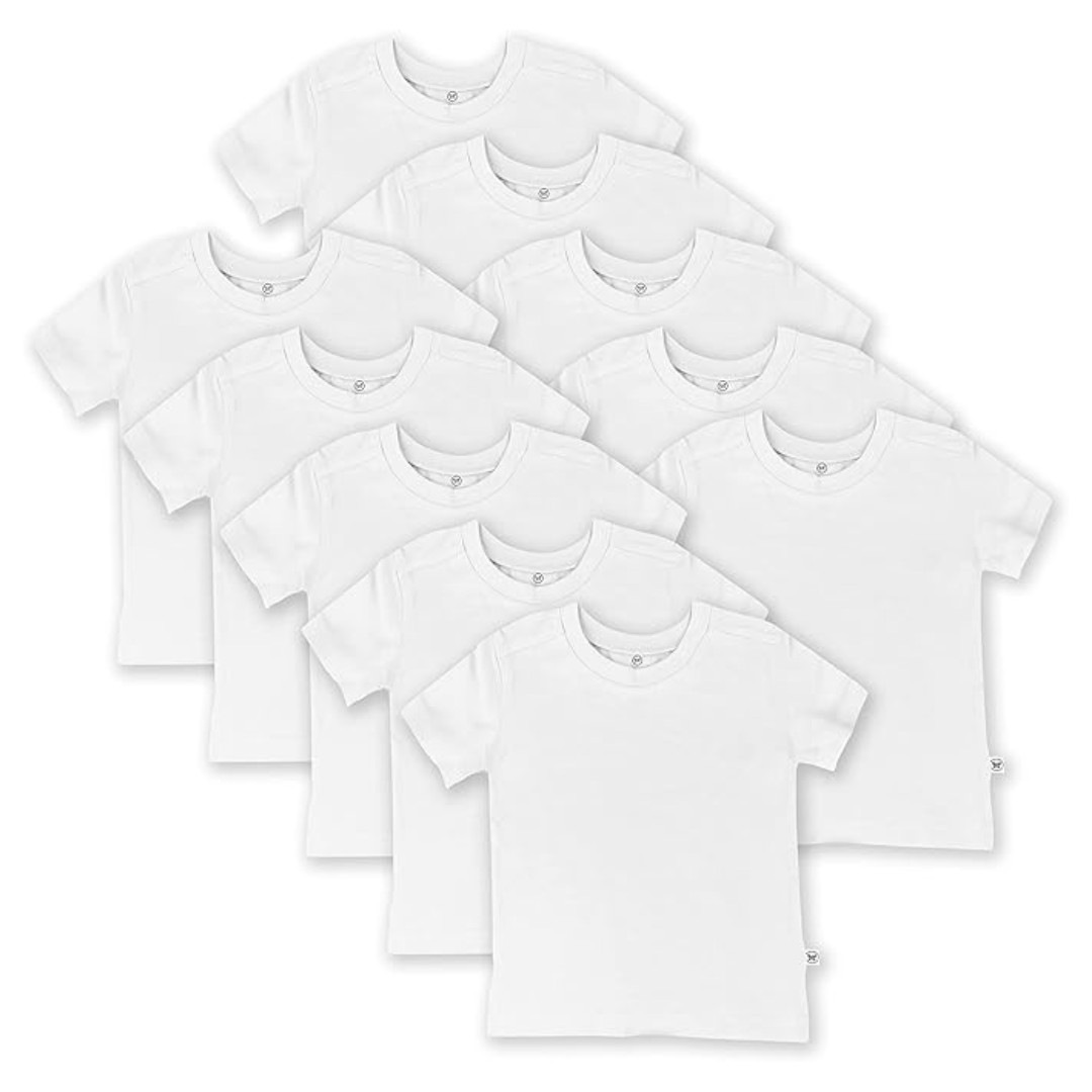 HonestBaby 100% Organic Cotton Short Sleeve T-Shirts