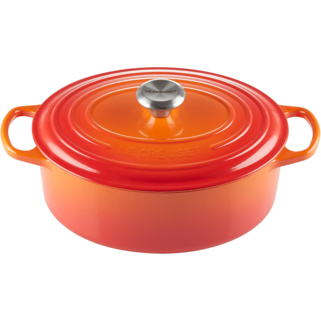 Le Creuset Enameled Cast Iron Signature Oval Dutch Oven, 5 Qt.