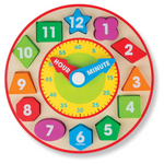 Melissa & Doug Shape Sorting Clock