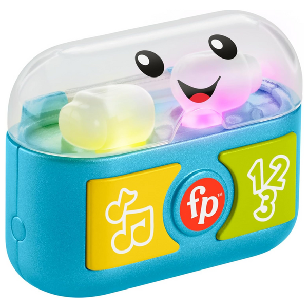 Fisher-Price Baby & Toddler Toy Laugh & Learn Play Along Ear Buds With Music Lights & Fine Motor Activities