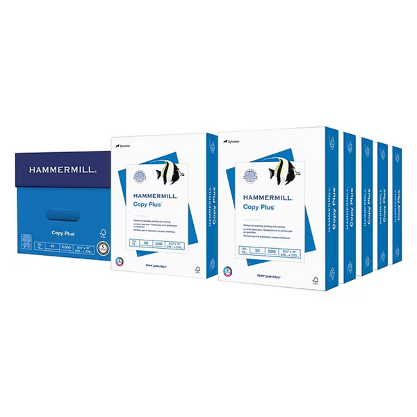 Hammermill Copy Plus 8.5″ x 11″ Copy Paper (5000 Sheets/Carton)