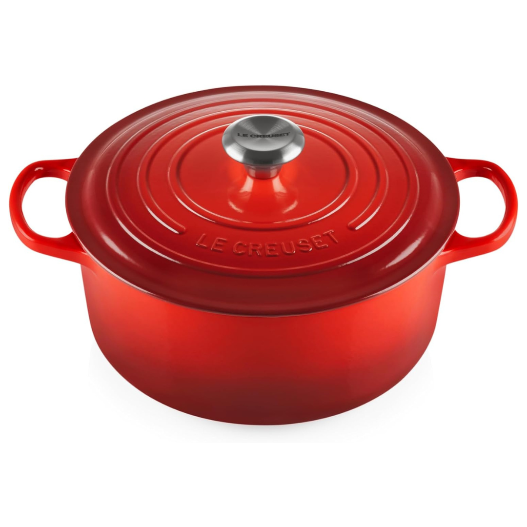 Le Creuset Enameled Cast Iron Signature Round Dutch Oven, 5.5 Qt.