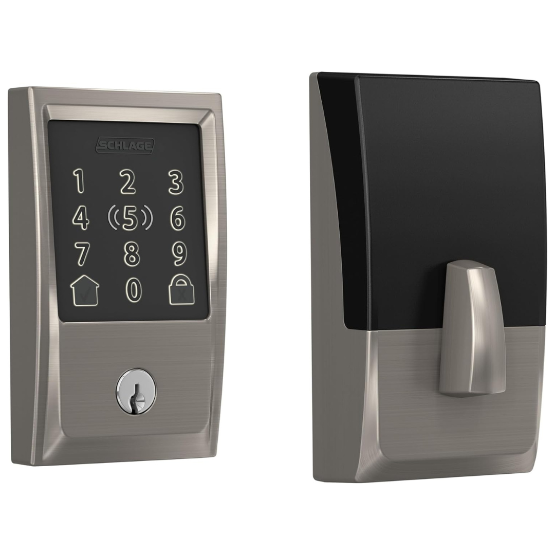 Schlage BE499WB CEN 619 Encode Plus WiFi Deadbolt Smart Lock