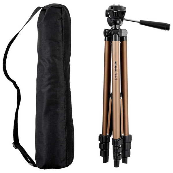 Amazon Basics 50" Lightweight Camera Mount Tripod Stand With Bag