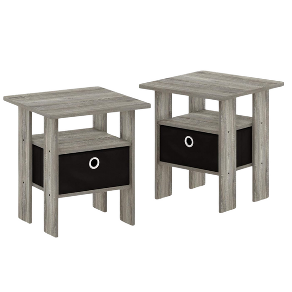 2-Set Furinno Andrey Petite Night Stands