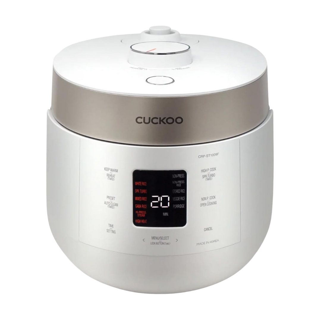 CUCKOO 6-Cup (Uncooked) Twin Pressure Rice Cooker (White)