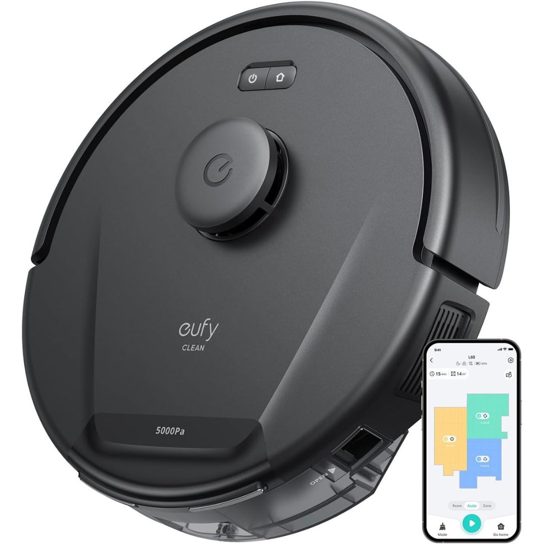 Eufy Clean L60 Ultra-Strong 5,000 Pa Suction Robotic Vacuum