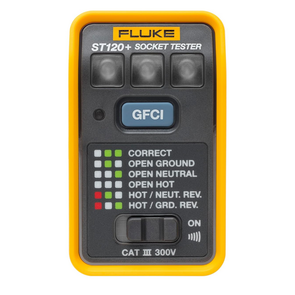 Fluke ST120+ GFCI Socket Tester With Audible Beeper