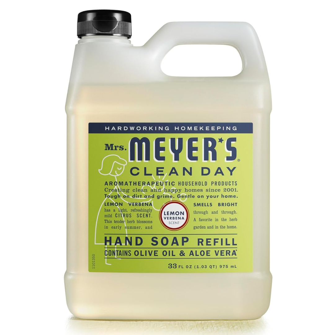 *PRIME BIG DEAL!* – MRS. MEYER’S CLEAN DAY Liquid Hand Soap Refill, Lemon Verbena Scent (33 Oz)