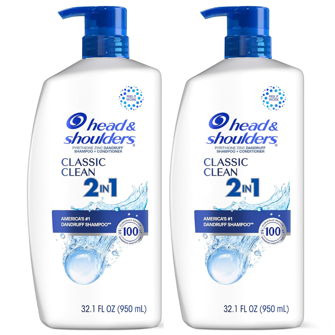 *PRIME BIG DEAL!* – Head & Shoulders Anti-Dandruff 2-In-1 Shampoo And Conditioner, 32.1 Oz Each (Pack Of 2)