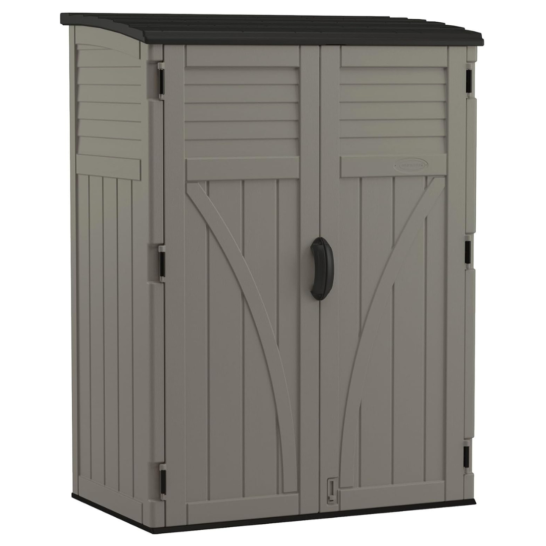 *PRIME BIG DEAL!* – Suncast 54 Cu. Ft Resin Vertical Lockable Storage Shed