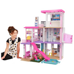 Barbie DreamHouse Doll House Playset With 75+ Toy Furniture & Accessories, 10 Play Areas, Lights & Sounds