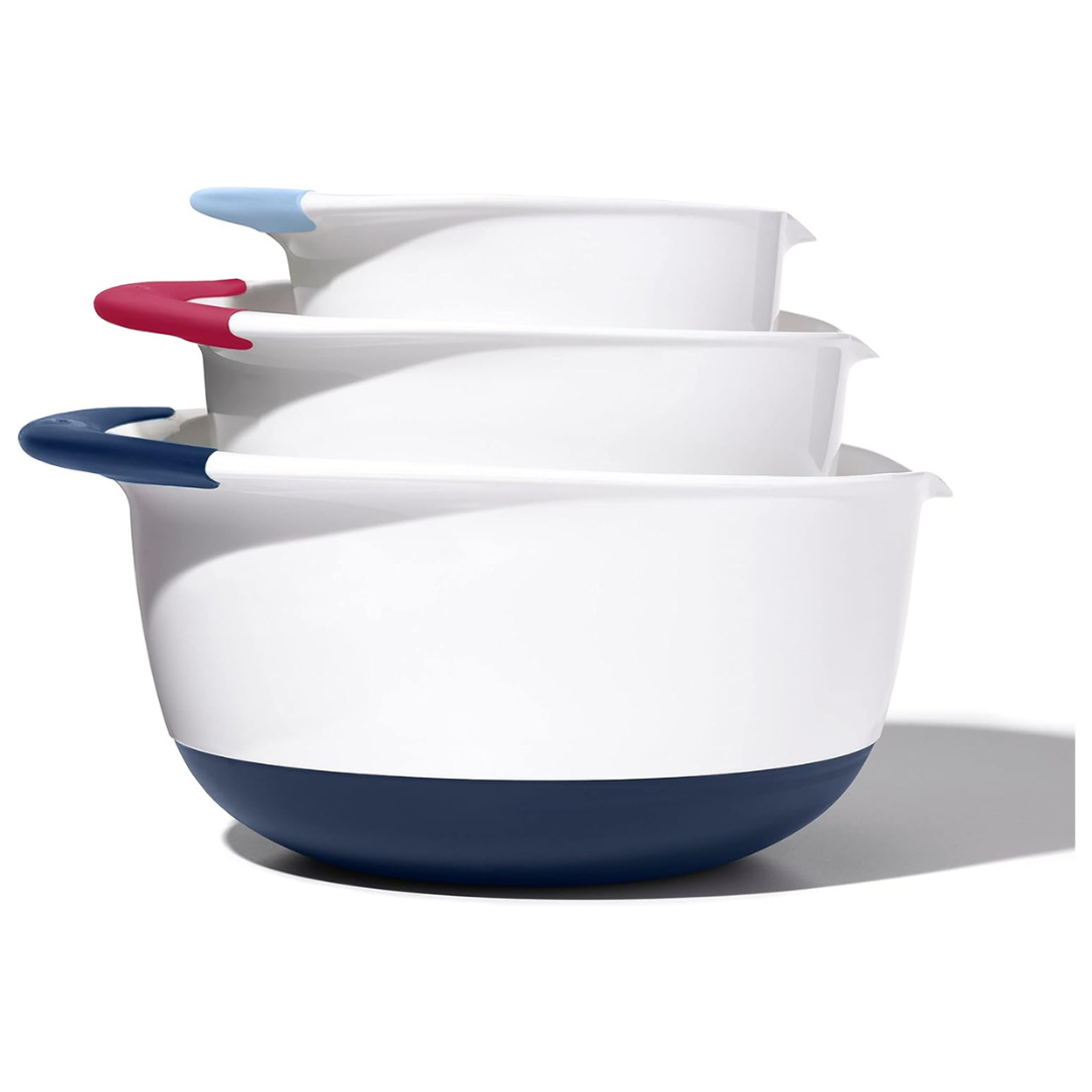 *PRIME BIG DEAL!* – OXO Plastic Good Grips 3-Piece Mixing Bowl Set