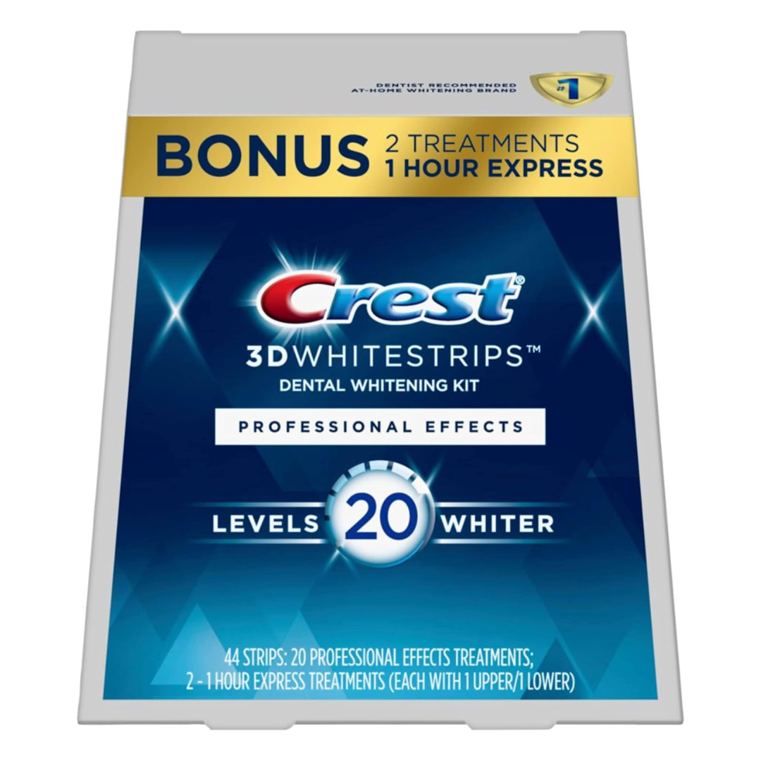 *PRIME BIG DEAL!* – Crest 3D Whitestrips, Professional Effects, Teeth Whitening Strip Kit, 44 Strips (22 Count Pack)