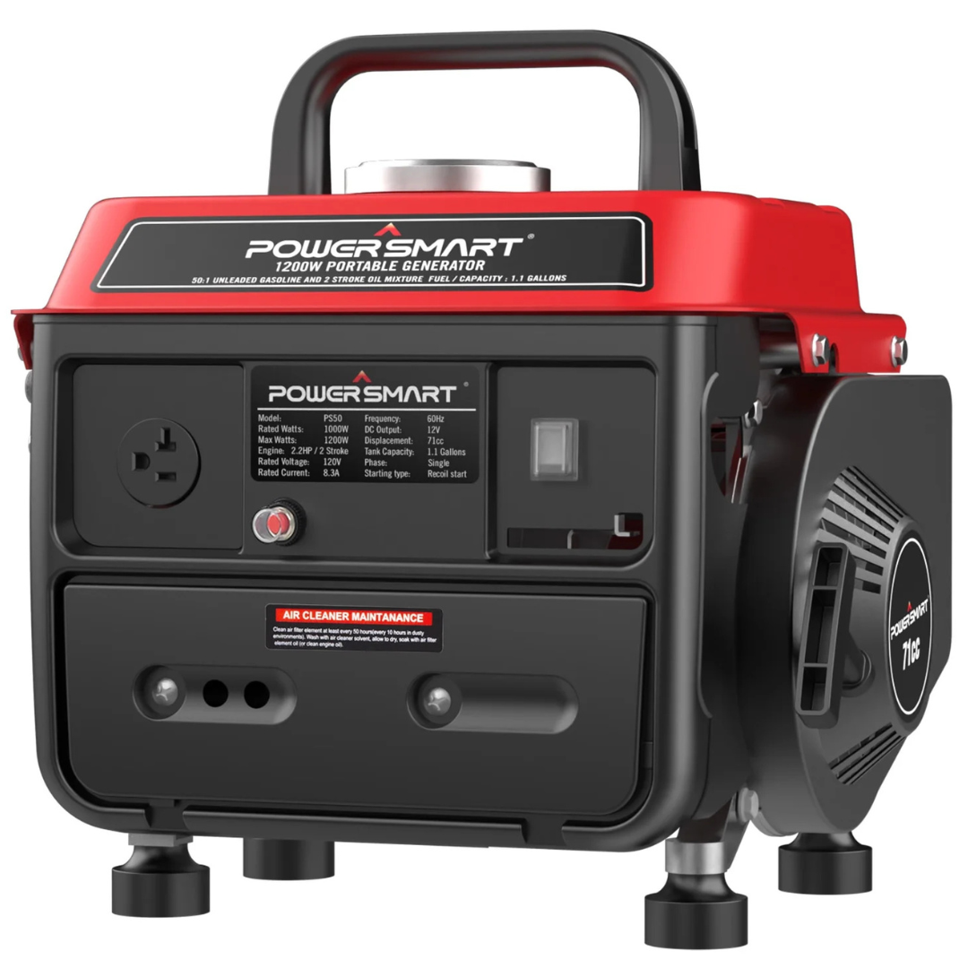 PowerSmart 1200W Gas Fuel Generator Portable Inverter