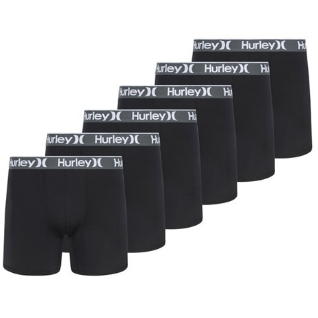 6-Pack Hurley Men's Regrind Boxer Brief (Various)