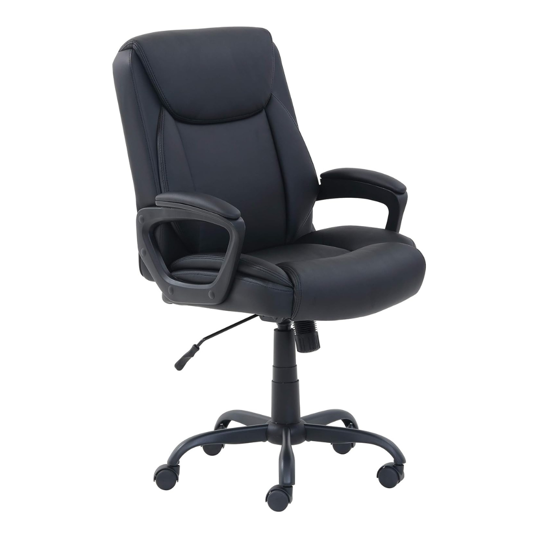 Amazon Basics Classic Puresoft Padded Computer Desk Chair