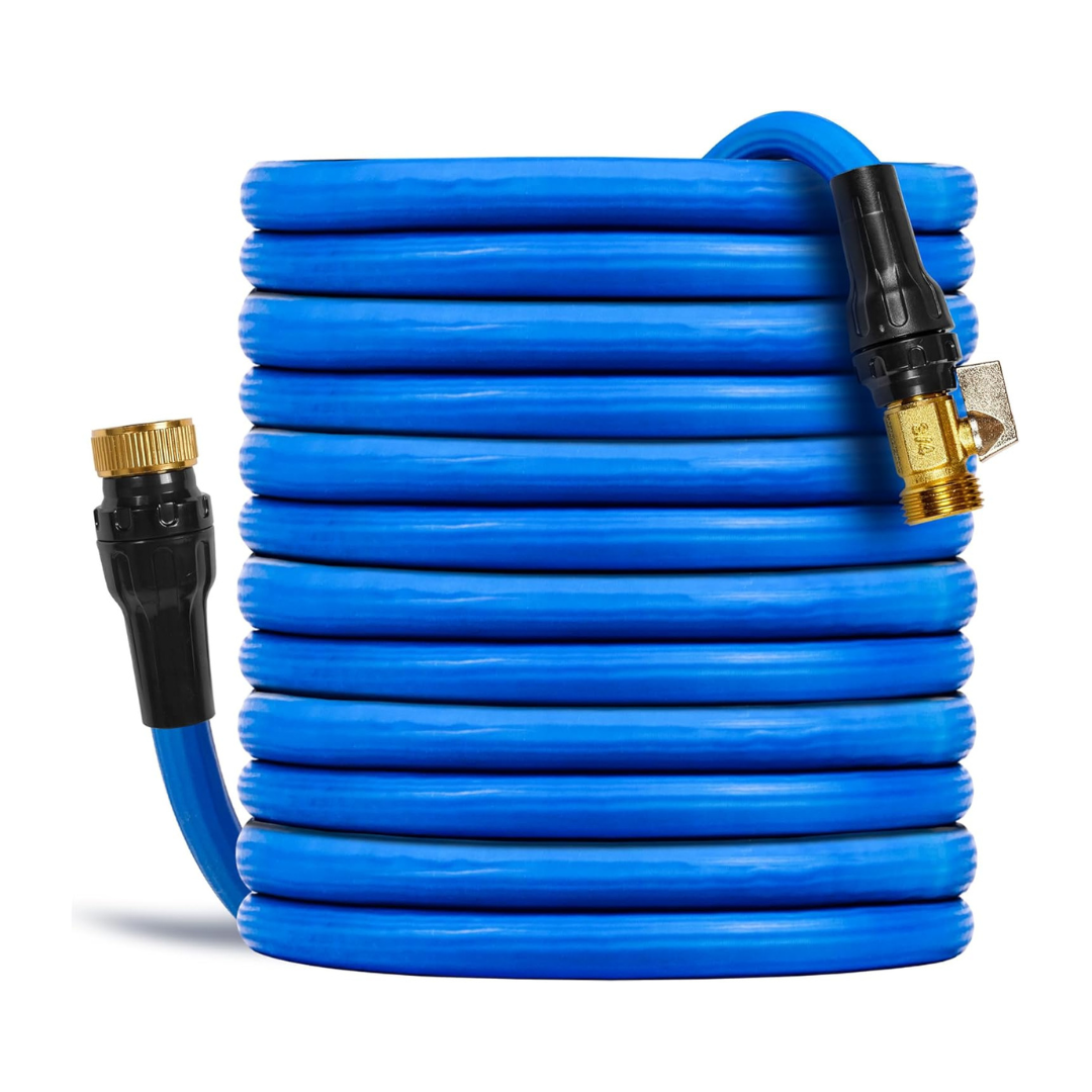 100ft Expandable Lightweight 3-Layer Latex Garden Flexible Water Hose