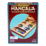 Pressman Mancala Real Wood Folding Set With Multicolor Stones