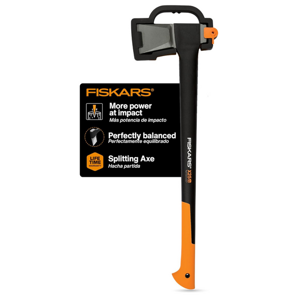 Fiskars X25 Wood Splitting Axe For Medium To Large Size Logs