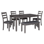 6-Piece Ashley Signature Design Bridson Modern Dining Set