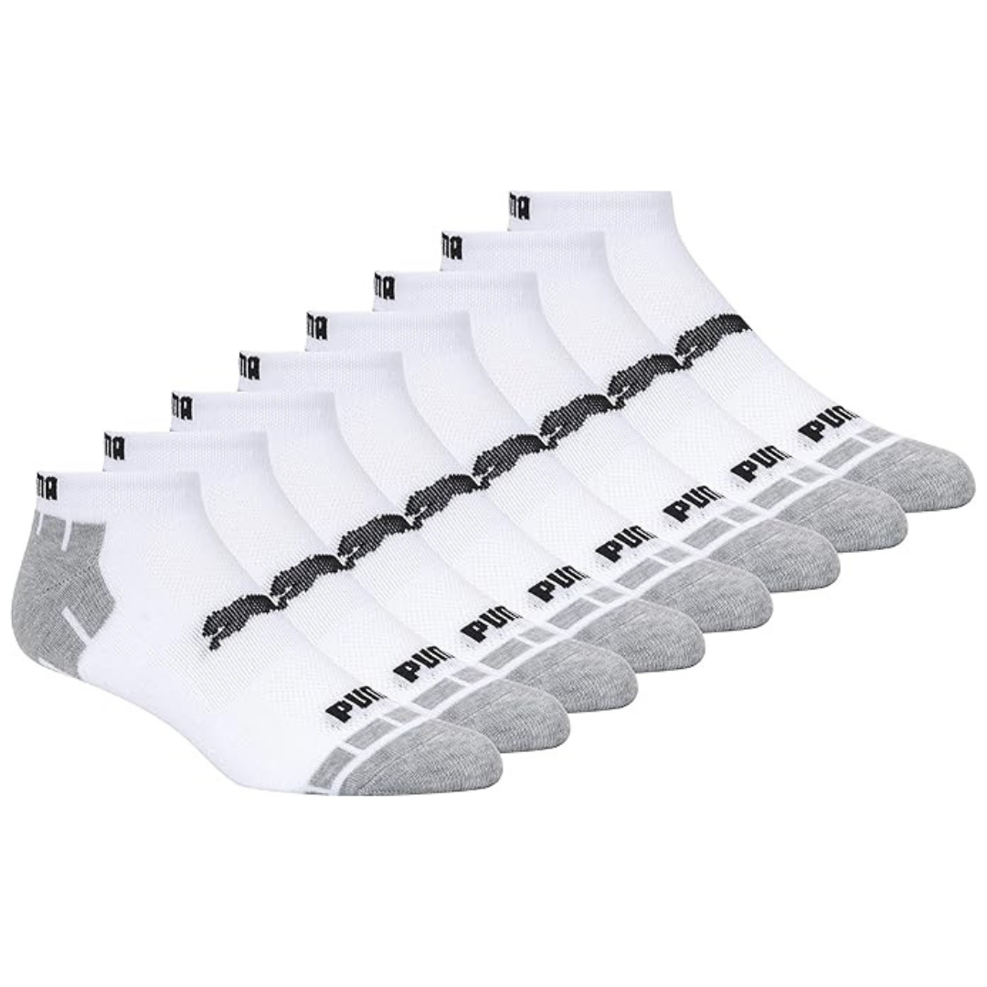 PUMA Men’s 8 Pack Low Cut Socks