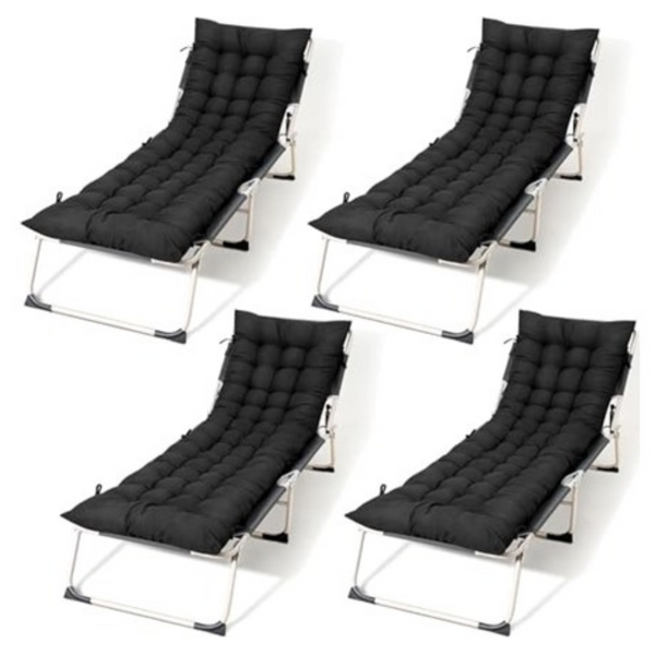 4-Piece Vercraft Chaise Lounge Chair Cushion