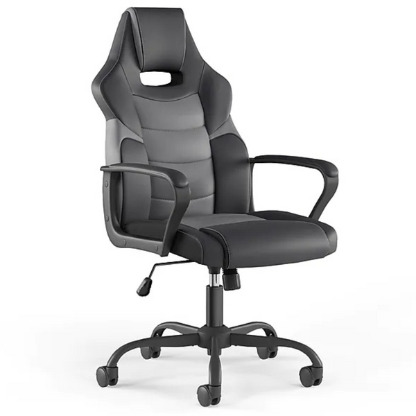 Staples Emerge Vector Luxura Faux Leather Gaming Chair